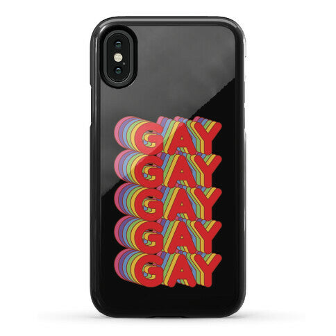 Gay Retro Rainbow Phone Case